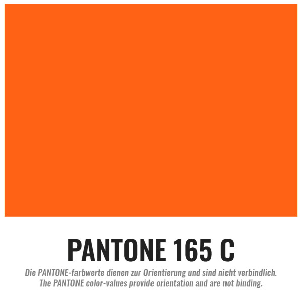 Lackfolie Premium - Orange II - 1,30x30 Meter