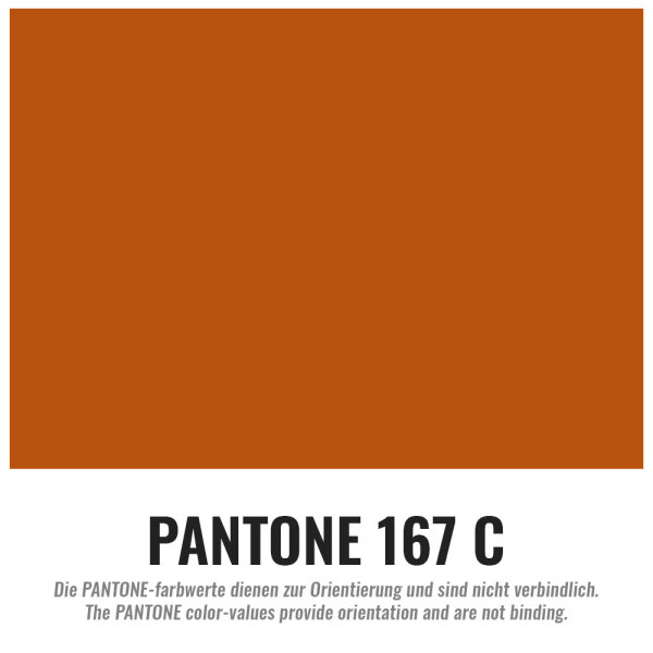 Lacquer film premium - dark orange - 1,3x30m