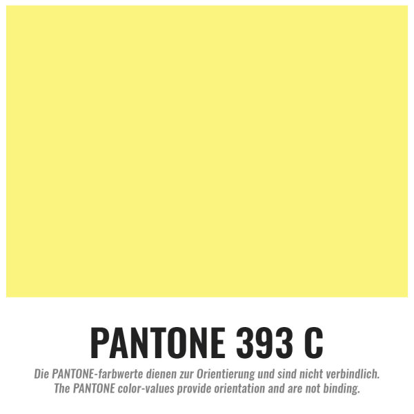 Lacquer film premium - light yellow - 1,3x30m