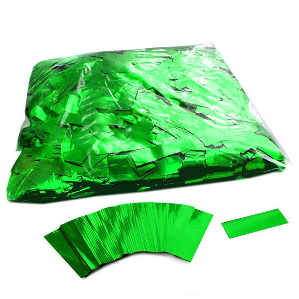 Confettis métalisés (difficilement inflammable) - vert - 1kg