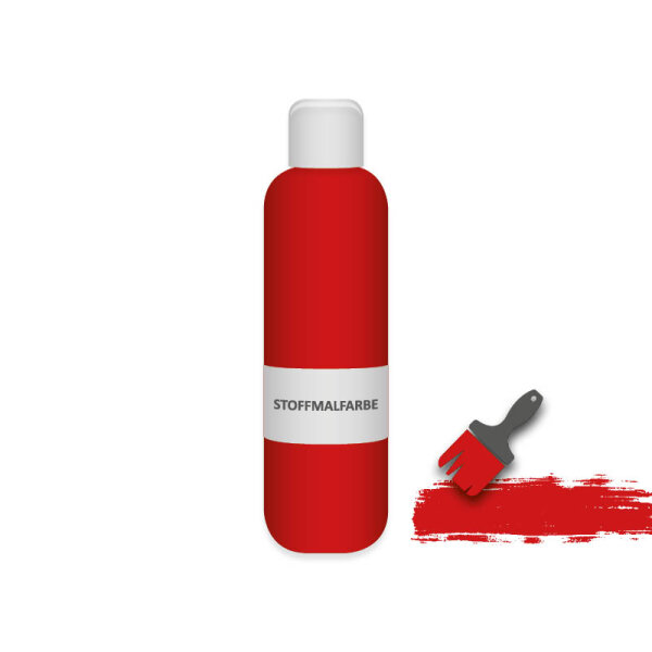 Pintura de tejidos 500 ml rojo