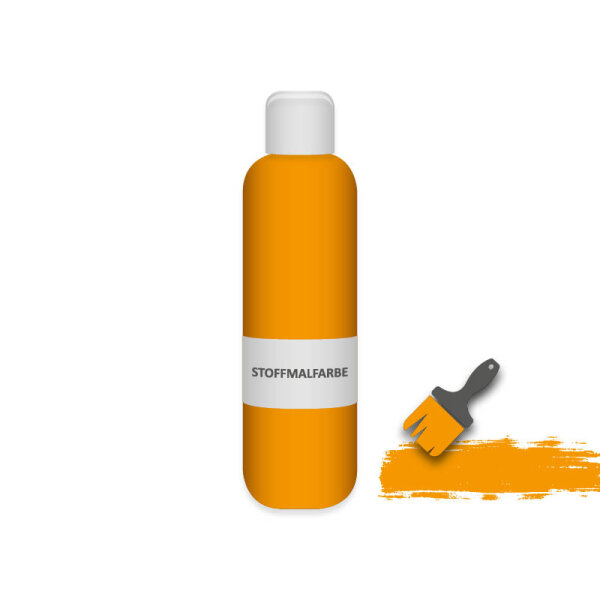Peinture pour tissus 500ml - orange