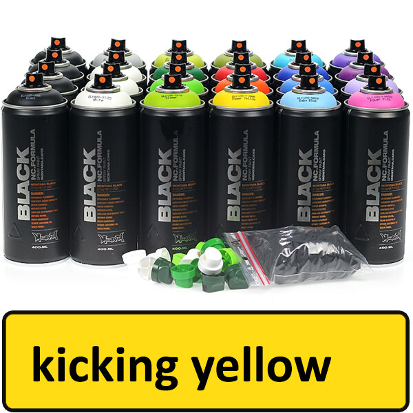 Spray paint kicking yellow (1025) 400 ml