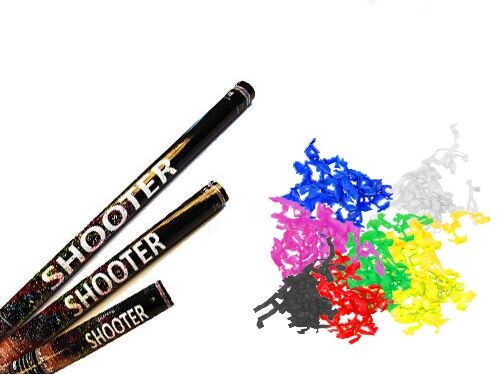 Shooter coriandoli carta - streamer - multicolore L - 60 cm