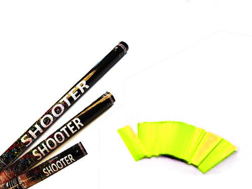 Confetti shooter - yellow XL - 100cm