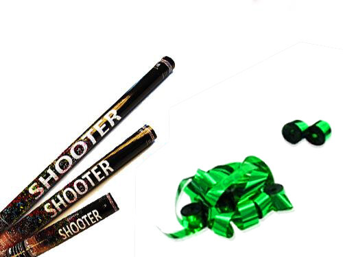 Metallic Streamer Shooter - Grün L - 60cm