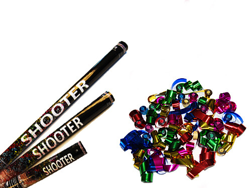 Streamer shooter metallic - multicoloured XL - 100cm