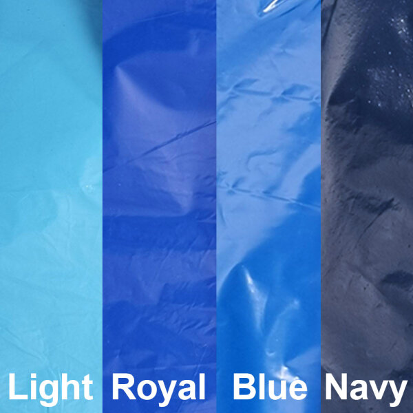 Plastic film roll standard 1,5x100m - light blue
