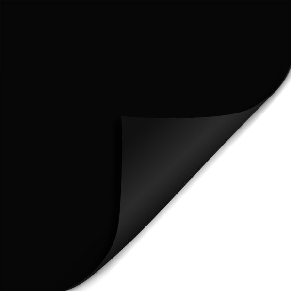 Plastic film flag (upright format) 75x50 Black