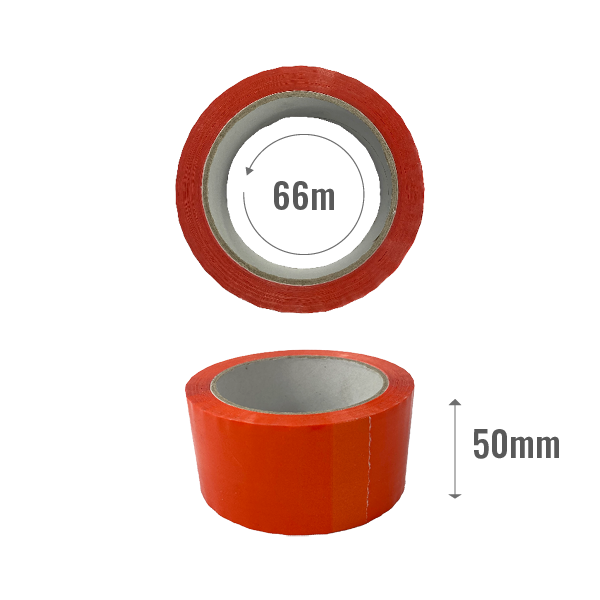 Tape standard 50mm x 66m - orange