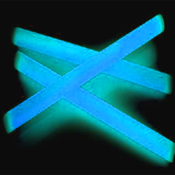 Premium XXL glow sticks (bengal firework alternative) blue