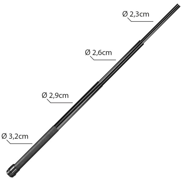 "Mini" Barre télescopique - 1,98m