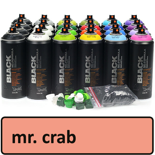 Montana Black - Bombe aérosol - 400ml - Mr. Crab...