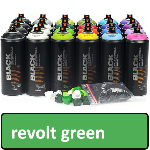bombola spray Revolt Green (6220) 400 ml