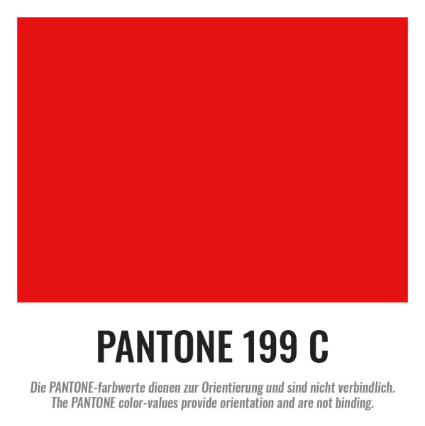 Folienfahne Hochformat 90x75 Rot