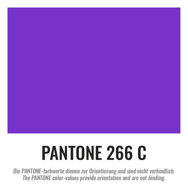 Plastic film flag (upright format) 90x75 Purple