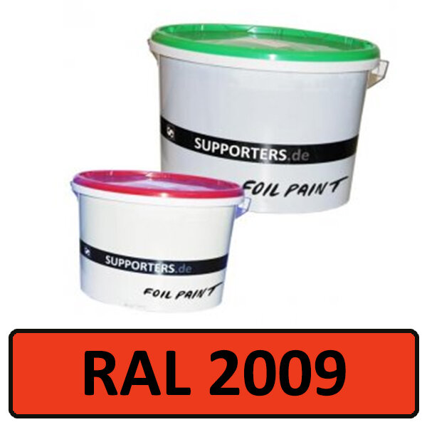 Folien Farbe Verkehrsorange RAL2009