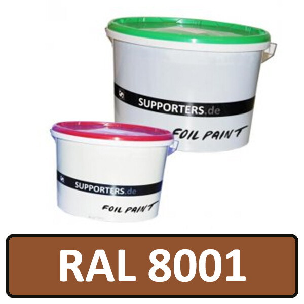 Folien Farbe Ockerbraun RAL8001