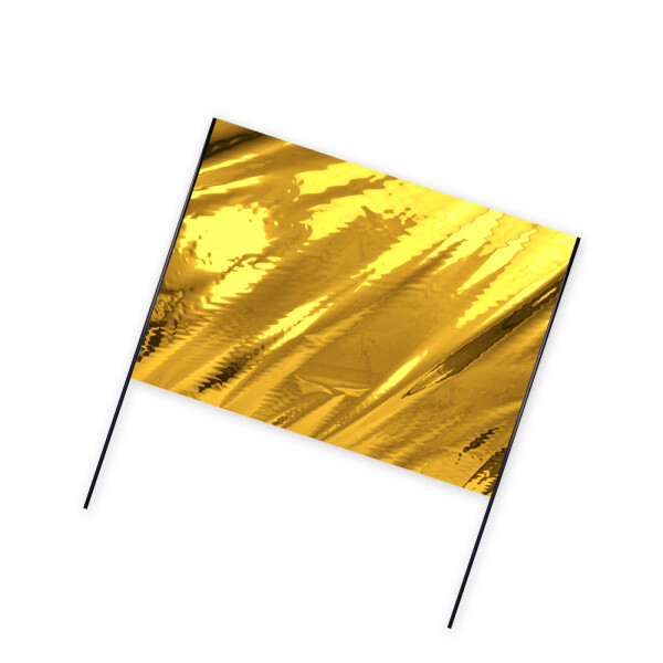 Double supports pour toiles plastifiées métallique 0,75x1,00m - doré