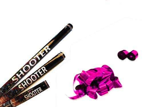 Metallic Streamer Shooter - Pink