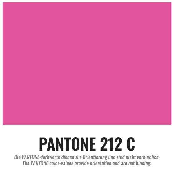 Lackfolie Premium - schwer entflammbar - 1,30x30m - Pink I