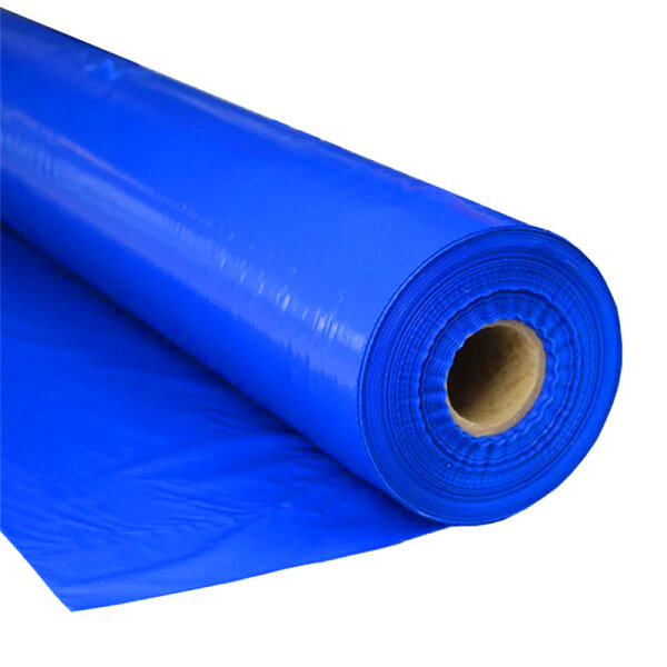Plastic film roll standard 1,5x100m - blue