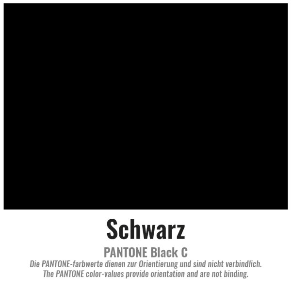 Polyesterstoff 1,5m schwer entflammbar 30m Schwarz