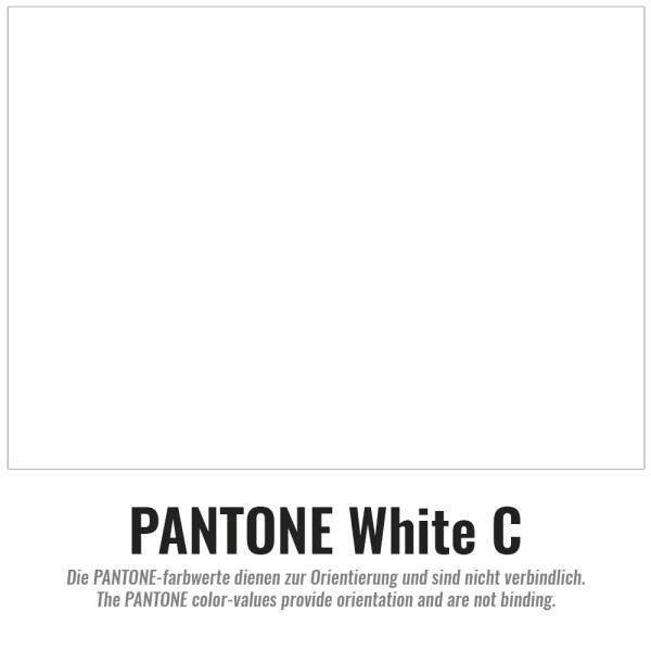 Polyesterstoff Premium - 150cm schwer entflammbar - 100 Meter Rolle - Weiß