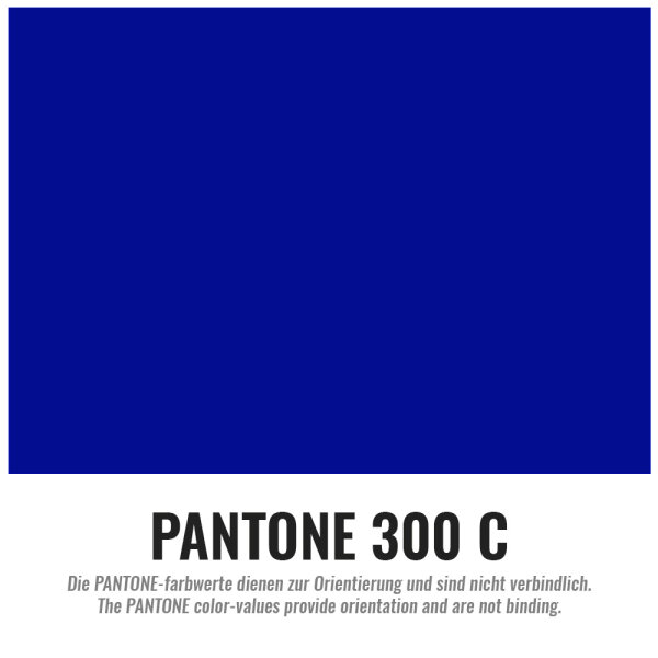 Polyesterstoff Premium - 150cm schwer entflammbar - 100 Meter Rolle - Blau