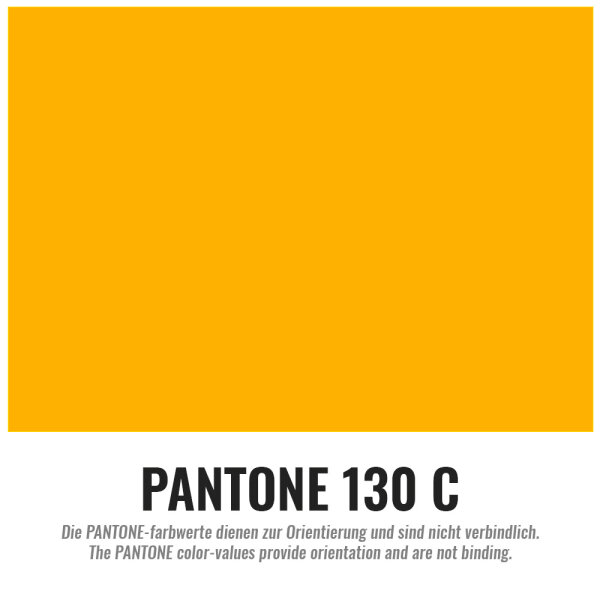 Polyesterstoff Premium - 150cm schwer entflammbar - 100 Meter Rolle - Gelb