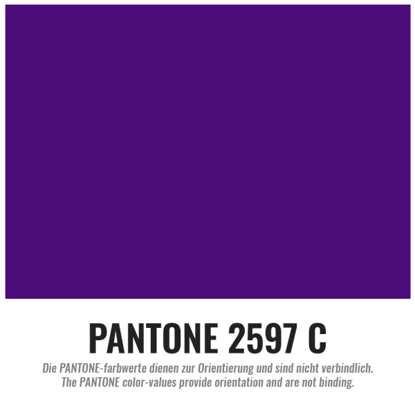 Polyester flag fabric premium fire retardant - 150cm 100m role - purple