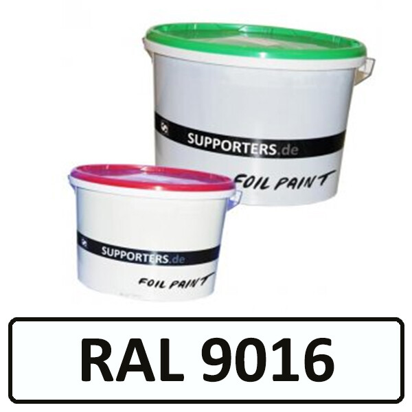 Folien Farbe Verkehrsweiß RAL9016 10 Liter