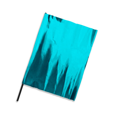 bandiera metallizzata 75x90 formato verticale - blu chiara