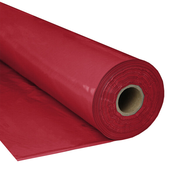 Plastic film roll standard 1,5x100m - wine red