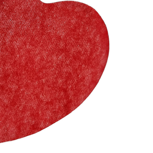 Confettis en forme de coeur - 1 kg - rouge