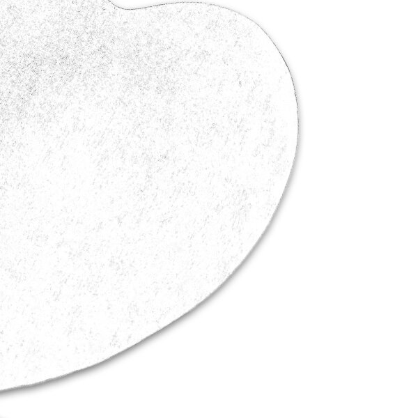 Confettis en forme de coeur - 1 kg - blanc