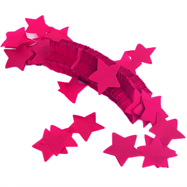 Slowfall confetti star - pink 1kg