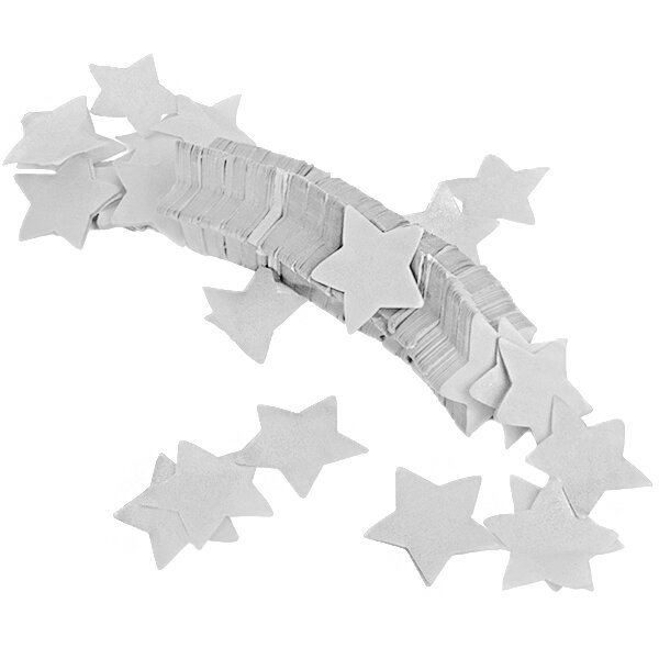 Slowfall confetti star - white 1kg
