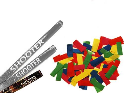 Confetti shooter - multicoloured M - 30cm