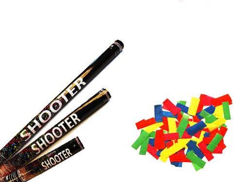 Canon pour confettis - pas de Pyro - multicolore M - 30cm