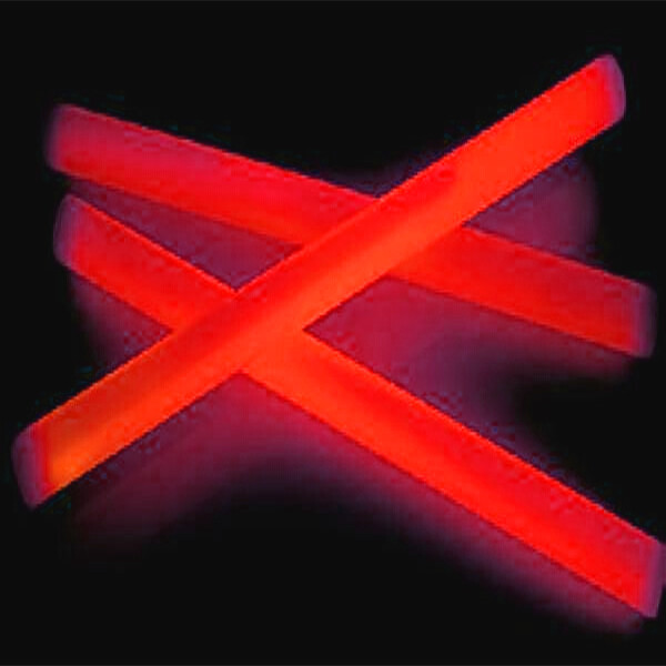 Premium XXL glow sticks (bengal firework alternative) red