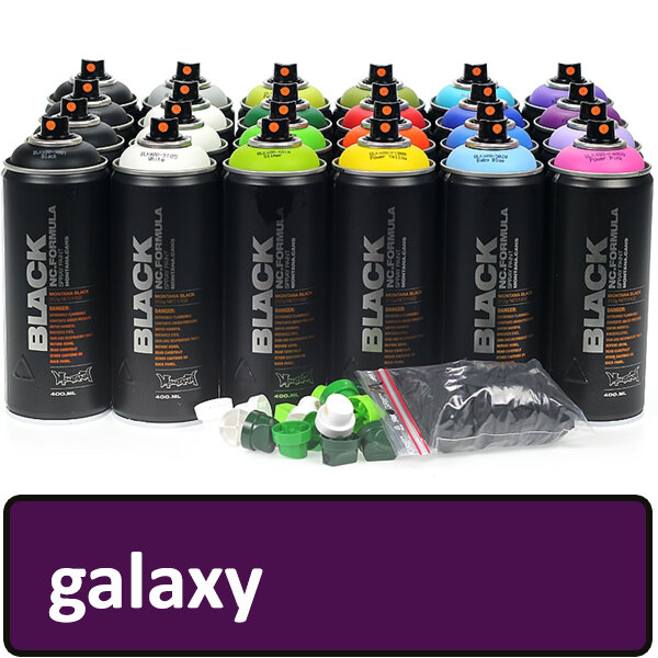 Montana Black - Bombe aérosol - 400ml - Galaxy (4060)