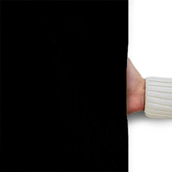 Rouleaux de toiles plastifiées Standard - 1,5x100m - noir