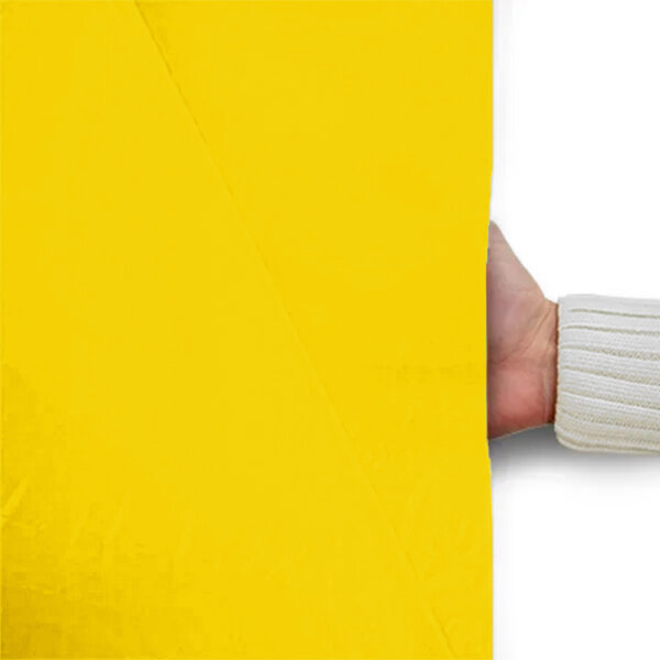 Rouleaux de toiles plastifiées Standard - 1,5x100m - jaune