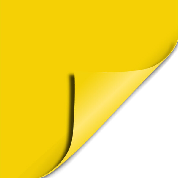 Rouleaux de toiles plastifiées Standard - 1,5x100m - jaune