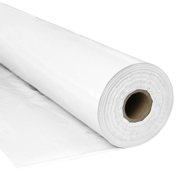 Plastic film roll standard 1,5x100m - white