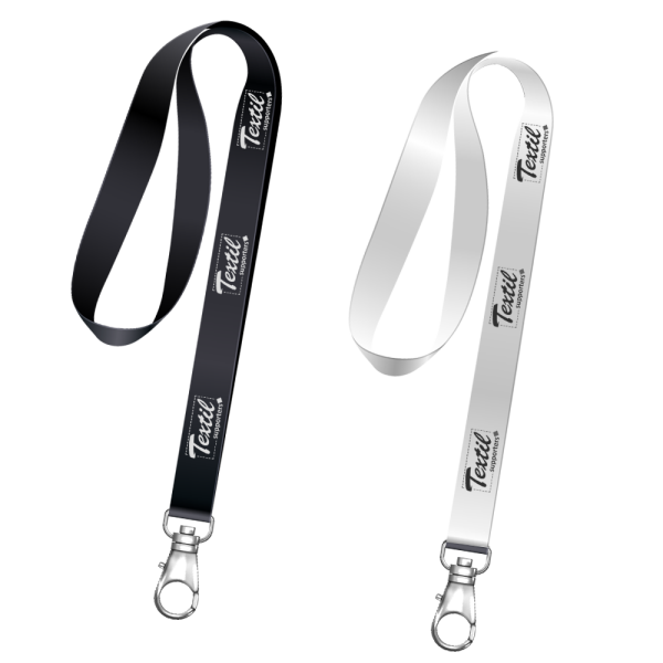 Lanyard 15mm / 2-seitig bedruckt mit Karabiner