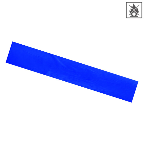 sciarpa plastica ignifuga 150x25cm - blu