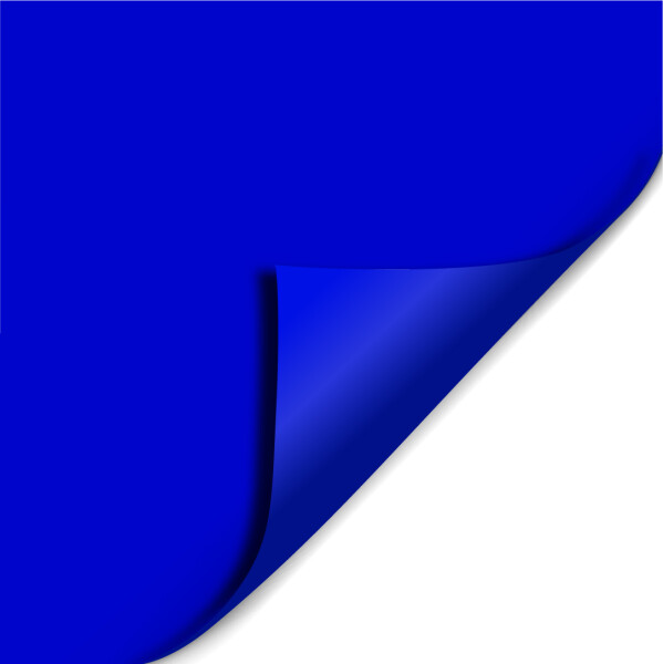 Echarpes en toiles plastifiées ignifuge - 150x25cm - bleu