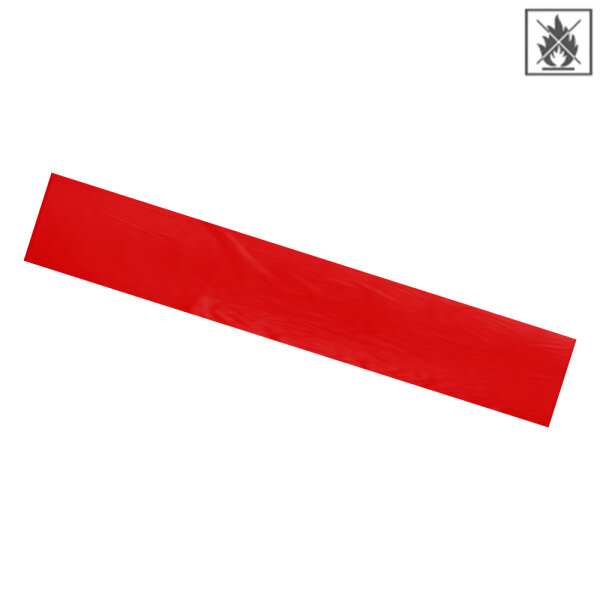 sciarpa plastica ignifuga 150x25cm - rossa